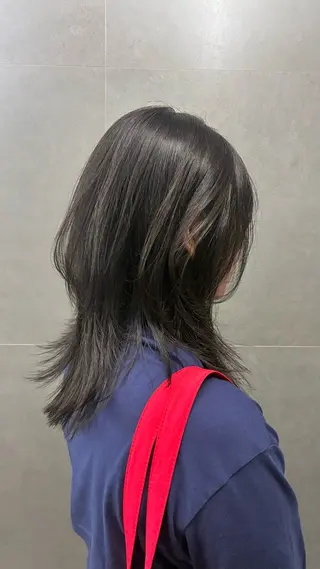 ミディアム 田中 鈴乃／ボブレイヤーのヘアスタイル