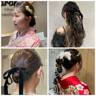 ヘアアレンジ yumemiレイヤー ‎✴︎ 透明感カラーのヘアスタイル