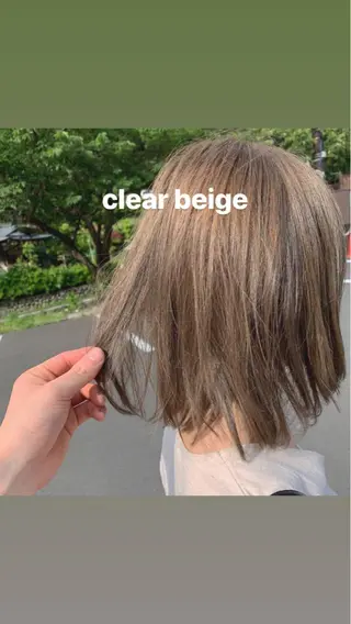 ミディアム カラー 今野 美栄のヘアスタイル