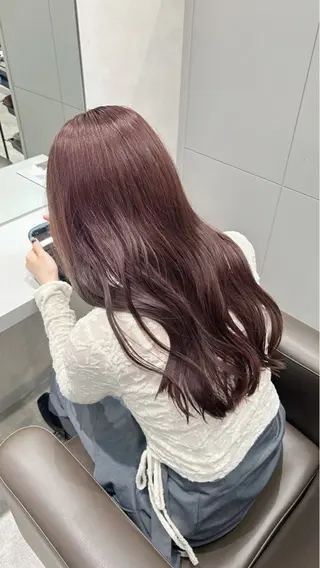 ロング カラー 彩華 🎀 西梅田美容室のヘアスタイル