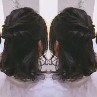 ミディアム カラー ヘアアレンジ 河原町/艶髪/西田 晴香のその他イメージ