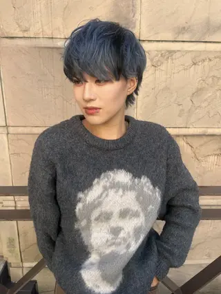 セミロング カラー ヘアアレンジ 渡邉 舞のヘアスタイル
