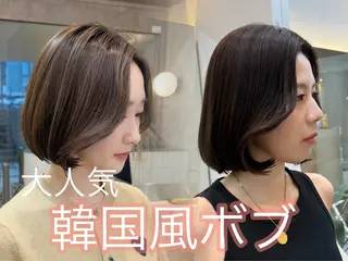 ミディアム レイヤー/艶髪/ボブ /くびれ/伊藤　勇司のヘアスタイル