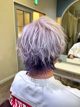 カラー メンズ 小林 遥希のヘアスタイル