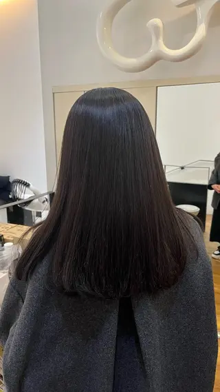 ロング パーマ ふかや まりかのヘアスタイル