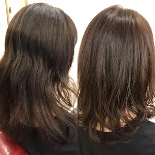 セミロング 口コミ評価4.9⭐︎ カワナベ マサシのヘアスタイル