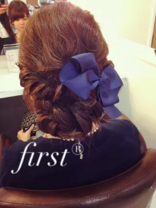 ヘアアレンジ 福永 里奈のヘアスタイル