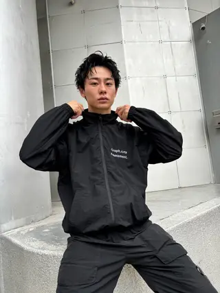 ショート パーマ メンズ Graph. （グラフ）立川🪽✨のヘアスタイル