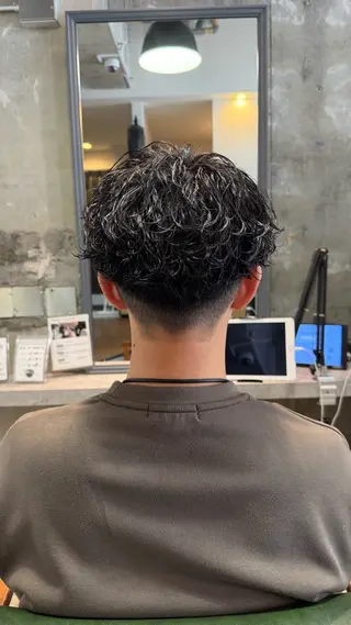 ショート パーマ メンズ メンズ専門 Ryukiのヘアスタイル