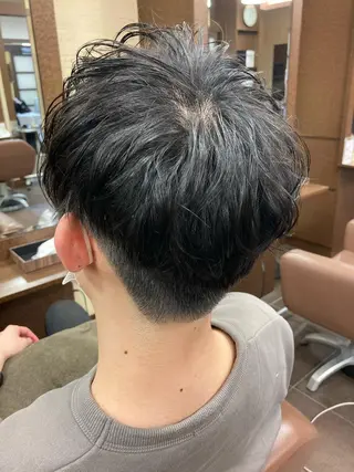 ショート パーマ メンズ 🌟東銀座マンツーマ ン🌟タカナシのヘアスタイル