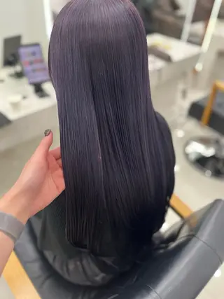 ロング ﾚｲﾔｰ🩵透明感 ೀユイ🌙のヘアスタイル