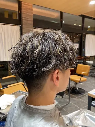 ショート パーマ メンズ ツヤ髪の匠/髪質改善 山本晃太のヘアスタイル