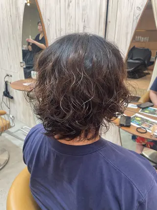 ショート パーマ オリーブベージュ/シ ョートボブたまき🧡のヘアスタイル
