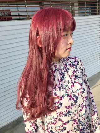 ロング カラー レイヤーカット匠 イソザキノリユキのヘアスタイル
