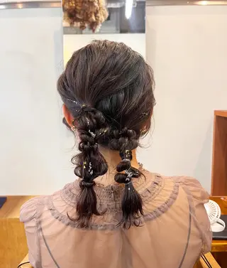 ヘアアレンジ 暖色カラー/ ヘアセット🌛櫻井舞のヘアスタイル