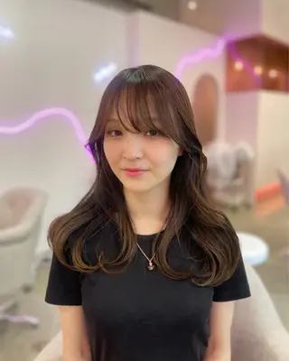 ロング カラー 艶カラー✨レイヤー 𝐚𝐲𝐚𝐤𝐚のヘアスタイル