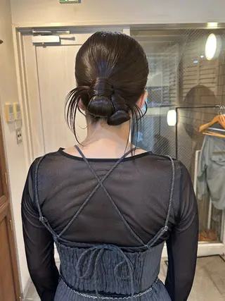 ミディアム ヘアアレンジ カットモデル募集中 ／HARUKA🎀のヘアスタイル