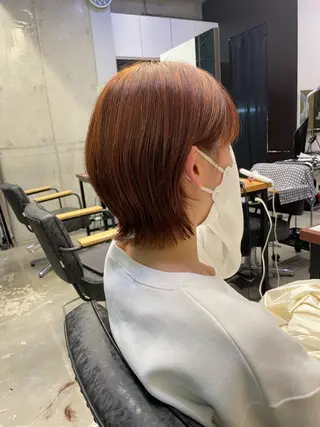 ショート カラー 西大島美容師 渡部仁太のヘアスタイル