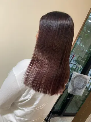 ロング カラー 保野加/トレンドボブ 透明感爆発カラーのヘアスタイル