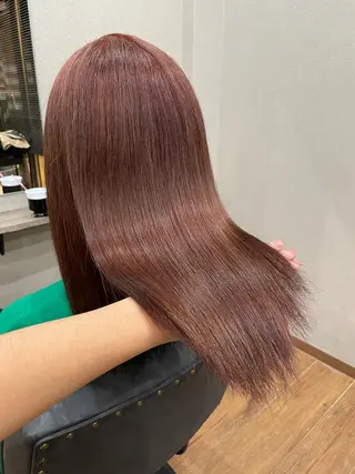 ロング カラー 鵜飼 真伍のヘアスタイル