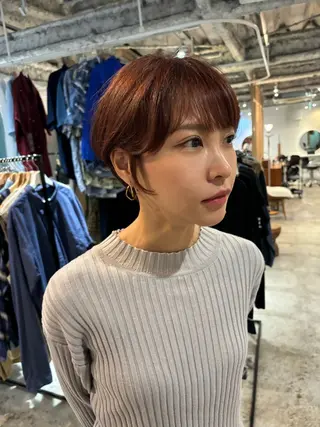 ショート カラー Hayashi Shioriのヘアスタイル