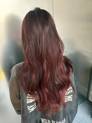 ロング 【ピンクカラー💞】 Yuzukiのヘアスタイル