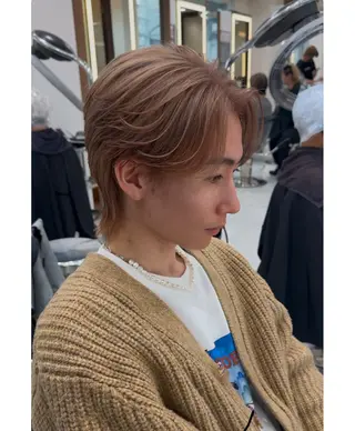 カラー メンズ 菅野 心悠/メンズヘアのヘアスタイル