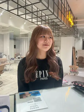 ロング カラー loely 💞miyuのヘアスタイル