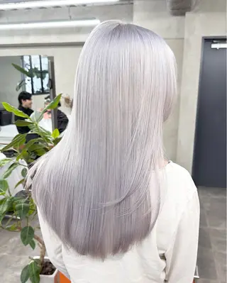 ロング カラー ブリーチ　ハイトーン 特化🌈フジタハルキのヘアスタイル