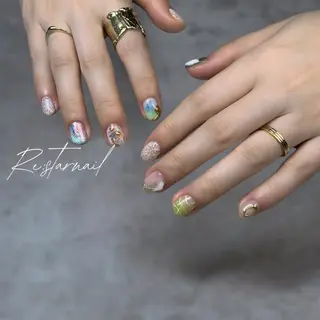 ネイル Re:star nail薬院/今泉のネイルデザイン