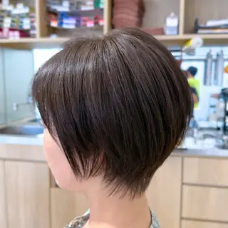 ショート カラー 桃井 達哉のヘアスタイル