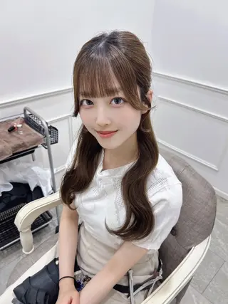 ロング 💎りあん/大須/栄 ブリーチなしWカラーのヘアスタイル