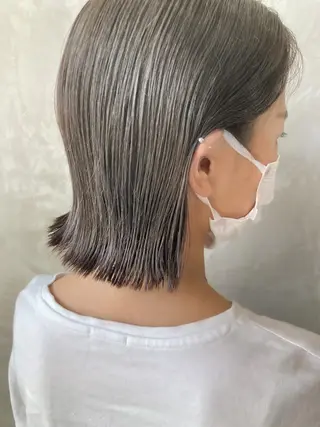 ショート カラー 波巻きスパイラルパー マ/シャドウパーマ駿のヘアスタイル