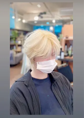 ショート カラー メンズ ma-pa TAKESHIのヘアスタイル