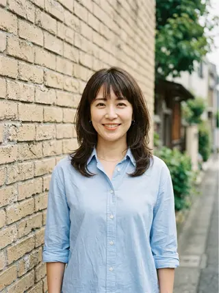 セミロング カラー Mio ✂︎ラパーチェのヘアスタイル