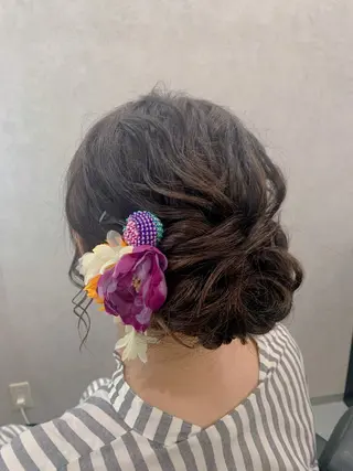 ヘアアレンジ 中川 沙里のヘアスタイル