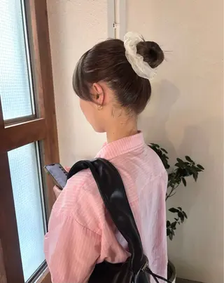 セミロング カラー aiko【艶カラー ・ミニモ年内で終了】のヘアスタイル