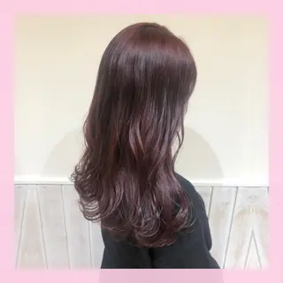 セミロング カラー 🍒前川 🍒のヘアスタイル