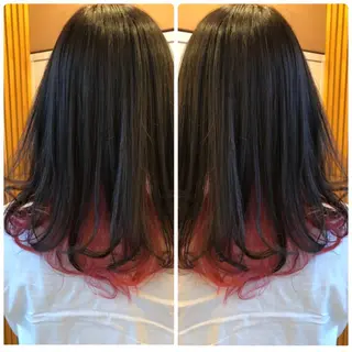 セミロング カラー 小山内 龍一郎 店長のヘアスタイル