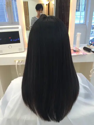 セミロング ロング カラー 内藤 達也のヘアスタイル