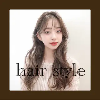 ロング カラー 🥀赤み消し 透明感🥀ユイキのヘアスタイル