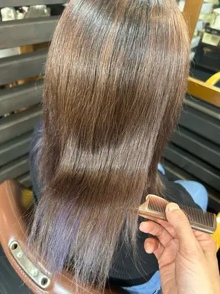 セミロング 竹内 幸生のヘアスタイル