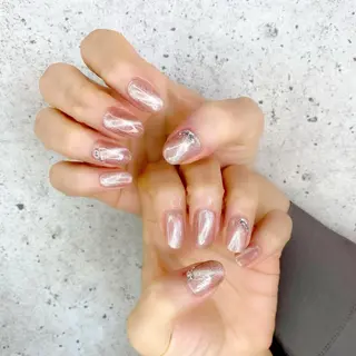 セミロング カラー パーマ ヘアアレンジ メンズ キッズ ネイル マツエク・マツパ アイブロウ Salon Ｋのネイルデザイン