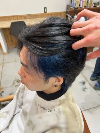 カラー 🌈ダブルカラー🌈 💚みやのしんじ💚のヘアスタイル