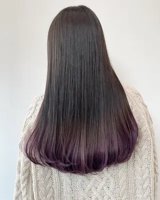 ロング カラー 【ブリーチカラー】 🌈ALIVE若山葵のヘアスタイル