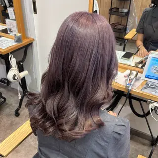 ヘアアレンジ 艶感カラー/オリーブ アレンジ：♡のヘアスタイル