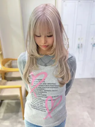 カラー 河原 楓樹のヘアスタイル