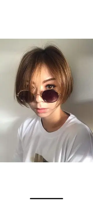 ショート カラー 髪質改善サロン 心斎橋ARCHEのヘアスタイル