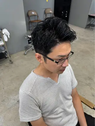 ショート パーマ メンズ メンズ専門サロン wokeのヘアスタイル