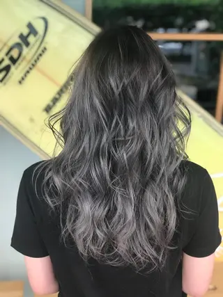 ロング カラー ヘアアレンジ 溝部裕太Hair salon808代表のヘアスタイル